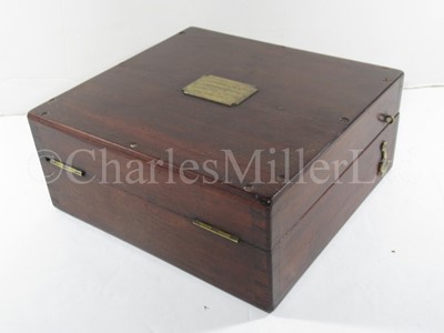Lot 114 - A 7¼IN. RADIUS PRESENTATION VERNIER SEXTANT BY FRODSHAM & KEENE, LIVERPOOL, CIRCA 1892