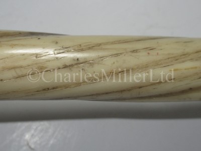 Lot 45 - Ø A FINE 19TH CENTURY NARWHAL TUSK