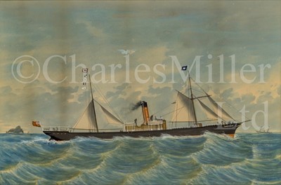 Lot 110 - ANTONIO LUZZO (ITALIAN, 1855-1907) : The S.S. Forest Holme