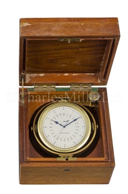 Lot 329 - A 36-HOUR DECK WATCH BY LONGINES, SWITZERLAND FOR THE AMERICAN MARKET