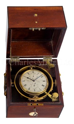 Lot 337 - A TWO-DAY MARINE CHRONOMETER BY LITHERLAND DAVIES & CO., LIVERPOOL, CIRCA 1841