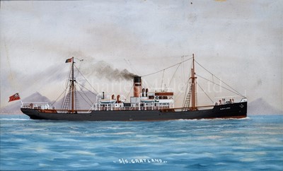 Lot 131 - NEAPOLITAN SCHOOL, CIRCA 1921  S.S. 'Gartland'; S.S. 'Gartavon', off the Bay of Naples