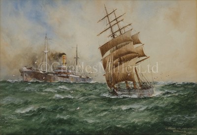 Lot 57 - WILLIAM MINSHALL BIRCHALL  x two mercantile scenes