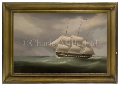 Lot 30 - WILLIAM JOHN HUGGINS (BRITISH, 1781-1845) - The Australian female convict ship ‘The Lady Macnaghten’ off the Eddystone Lighthouse, 1828