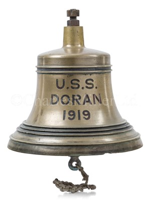 Lot 259 - THE SHIP’S BELL FROM THE DESTROYER/MINELAYER U.S.S. DORAN, 1919/1939