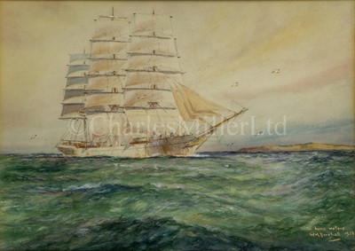 Lot 13 - WILLIAM MINSHALL BIRCHALL (BRITISH, 1884-1941)  In home waters