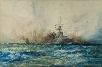 Lot 258 - WILLIAM MINSHALL BIRCHALL (BRITISH, 1884-1941)  Mistress of the seas