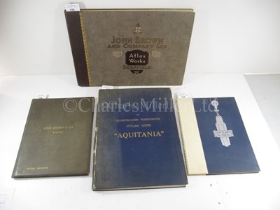 Lot 124 - JOHN BROWN AND CO. LTD, THE QUADRUPLE SCREW TURBINE DRIVEN CUNARD LINER AQUITANIA & three others