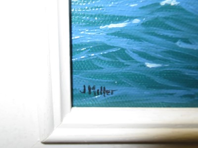 Lot 50 - δ JAMES MILLER (BRITISH, 1962-) - 'MARIQUITA' AND 'TUISA' ON THE SOLENT; 'ELEONORA' AND 'MARIETTE' IN THE WESTWARD CUP 2010
