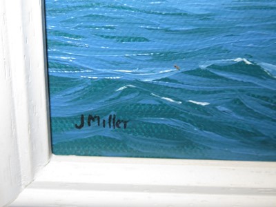 Lot 50 - δ JAMES MILLER (BRITISH, 1962-) - 'MARIQUITA' AND 'TUISA' ON THE SOLENT; 'ELEONORA' AND 'MARIETTE' IN THE WESTWARD CUP 2010