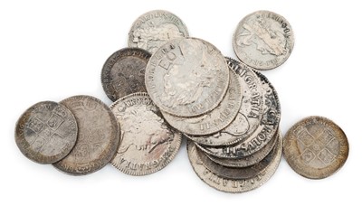 Lot 123 - A QUANTITY OF SILVER SPECIE RECOVERED FROM THE ASSOCIATION, WRECKED OFF THE ISLES OF SCILLY, 1707