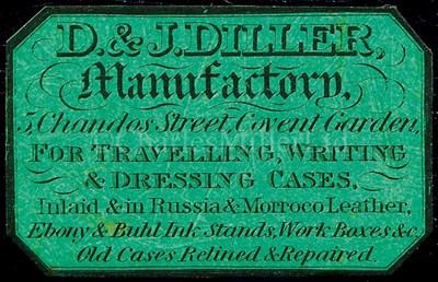 Lot 70 - AN EXCEPTIONAL GENTLEMAN'S TRAVELLING DRESSING CASE BY D & J DILLER, CIRCA 1844