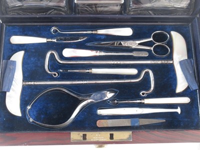 Lot 70 - AN EXCEPTIONAL GENTLEMAN'S TRAVELLING DRESSING CASE BY D & J DILLER, CIRCA 1844
