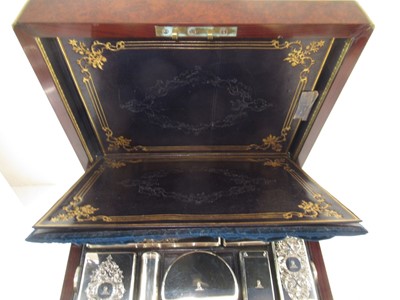 Lot 70 - AN EXCEPTIONAL GENTLEMAN'S TRAVELLING DRESSING CASE BY D & J DILLER, CIRCA 1844
