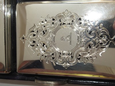 Lot 70 - AN EXCEPTIONAL GENTLEMAN'S TRAVELLING DRESSING CASE BY D & J DILLER, CIRCA 1844