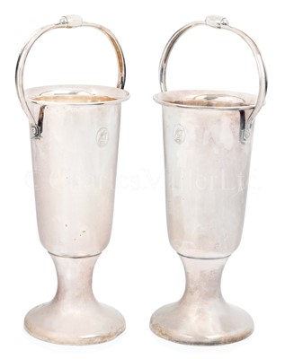 Lot 109 - A PAIR OF HOLLAND AMERICA LINE ICE BUCKETS, CIRCA 1962