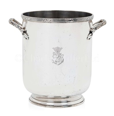 Lot 87 - A CHAMPAGNE BUCKET BY CHRISTOFLE FOR MESSAGERIES MARITIMES, CIRCA 1920