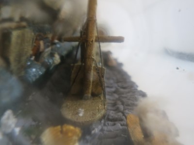Lot 79 - A COMMEMORATIVE SHIP IN BOTTLE MODEL OF R.M.S. LUSITANIA MADE BY A SURVIVOR, 1915
