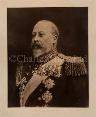Lot 57B - ROYAL PRESENTATION PORTRAIT OF KING EDWARD VII