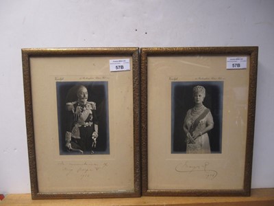 Lot 57 - ROYAL PRESENTATION PORTRAIT OF KING EDWARD VII