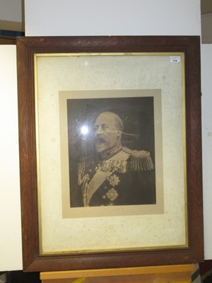 Lot 57 - ROYAL PRESENTATION PORTRAIT OF KING EDWARD VII