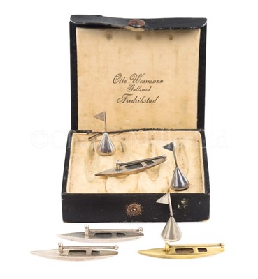 Lot 44 - A YACHTSMAN'S POCKET DISPUTE SET, CIRCA 1910