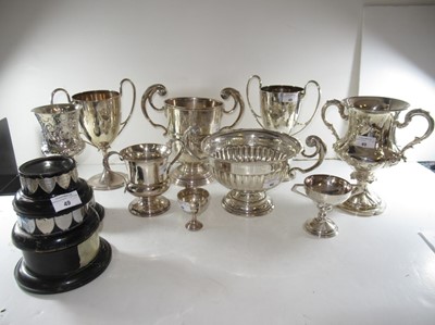 Lot 49 - MISCELLANEOUS SILVER YACHTING TROPHIES