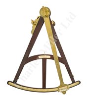 Lot 194 - Ø A 17½IN. RADIUS OCTANT, CIRCA 1780