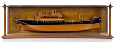 Lot 82 - A HALF BLOCK BUILDER’S MODEL FOR THE S.S. VINCENT, BUILT BY MACKIE & THOMSON FOR BOOTH SS CO. LTD.,1910