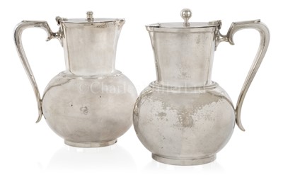 Lot 86 - A RARE SQUASH JUG FOR P&O, DESIGNED BY DR DRESSER, CIRCA 1870, PRODUCED BY ELKINGTON, 1903