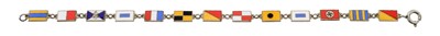 Lot 126 - A RARE SOUVENIR BRACELET FROM THE M.V. ST. LOUIS, 1933-1939