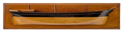 Lot 19 - A BUILDER'S HALF-MODEL OF THE IRON SHIP ANONYMA, CIRCA 1863