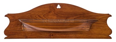 Lot 67 - A 19TH CENTURY HALF MODEL, PROBABLY FOR A YACHT