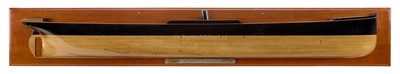 Lot 90 - A 1:48 SCALE BUILDER'S HALF BLOCK MODEL FOR THE S.S. KENT AND S.S. SUSSEX , 1883