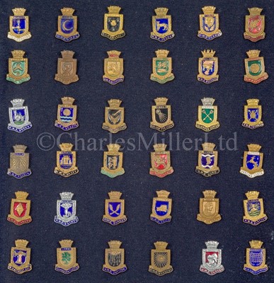 Lot 278 - A COLLECTION OF NAVAL LAPEL PINS