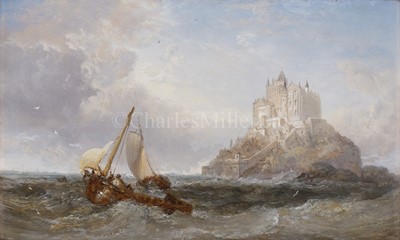 Lot 3 - JAMES WEBB (BRITISH, 1825-1895) - MONT SAINT-MICHEL