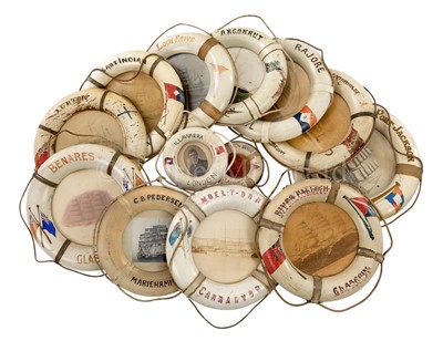 Lot 44 - A COLLECTION OF LIFEBUOY FRAMED SHIPPING PHOTOGRAPHS