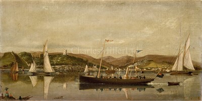 Lot 80 - SAMUEL H. FYFE (1822-1905) - THE STEAM YACHT 'EXPRESS' , 1884