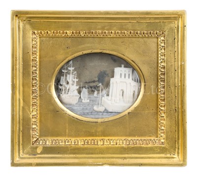 Lot 152 - Ø A FINE MARINE CAPRICCIO BY  STEPHANY & DRESCH, CIRCA 1800