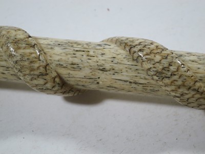 Lot 28 - Ø A SAILOR'S WHALEBONE WALKING STICK, CIRCA 1860