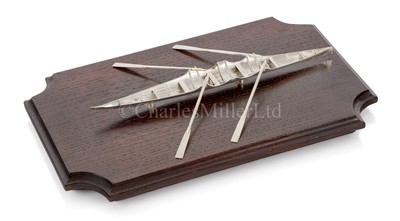 Lot 55 - SILVER WHERRY ROWING TROPHY, HENLEY REGATTA 1845