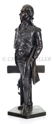 Lot 122 - AN HISTORICALLY INTERESTING CENTENARY COMMEMORATIVE BRONZE OF LORD NELSON BY PRINCESS LOUISE, DUCHESS OF ARGYLL, 1906