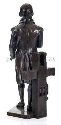 Lot 122 - AN HISTORICALLY INTERESTING CENTENARY COMMEMORATIVE BRONZE OF LORD NELSON BY PRINCESS LOUISE, DUCHESS OF ARGYLL, 1906