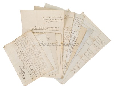 Lot 150 - A GROUP OF EARLY-MID 19TH CENTURY NAVAL EPHEMERA