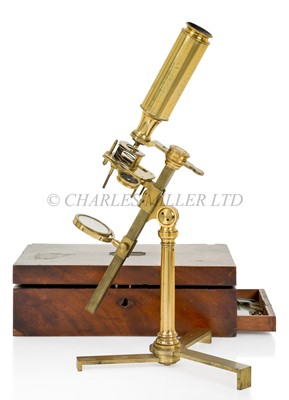 Lot 258 - A 'MOST IMPROVED' MICROSCOPE BY GEORGE ADAMS JUNIOR, LONDON, CIRCA 1795