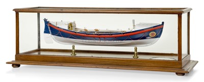 Lot 13 - AN RNLI PRESENTATION MODEL FOR THE HASBOROUGH [HAPPISBURGH] LIFEBOAT HUDDERSFIELD II, 1888