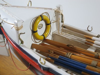 Lot 13 - AN RNLI PRESENTATION MODEL FOR THE HASBOROUGH [HAPPISBURGH] LIFEBOAT HUDDERSFIELD II, 1888
