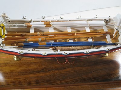 Lot 13 - AN RNLI PRESENTATION MODEL FOR THE HASBOROUGH [HAPPISBURGH] LIFEBOAT HUDDERSFIELD II, 1888