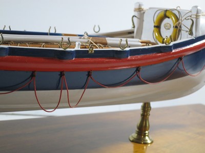 Lot 13 - AN RNLI PRESENTATION MODEL FOR THE HASBOROUGH [HAPPISBURGH] LIFEBOAT HUDDERSFIELD II, 1888