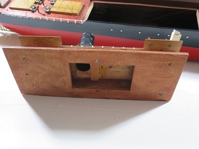 Lot 53 - A POND MODEL CARGO SHIP BY BASSETT LOWKE, C. 1935